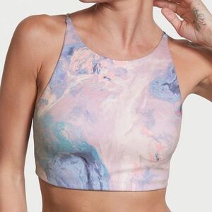 Victoria Secret Flow On Point High Neck Cross Back Bralette